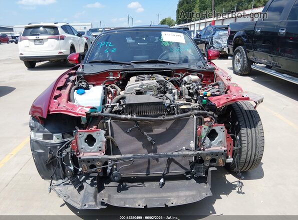 JM1NDAD74N0508292 2022 MAZDA MX-5 MIATA Red Vista interior trasera