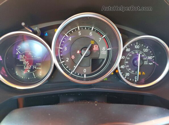 JM1NDAD75J0203877 2018 MAZDA MX-5 White Սարքավորումների վահանակի տեսք