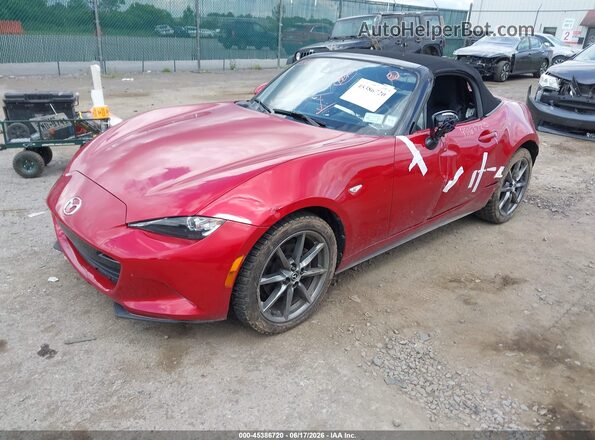 JM1NDAD78H0120437 2017 MAZDA MX-5 MIATA Red Передня ліва чверть