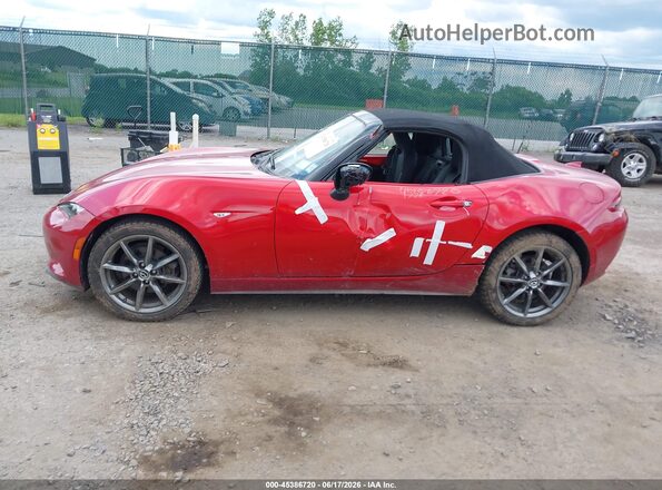 JM1NDAD78H0120437 2017 MAZDA MX-5 MIATA Red Панорамний вид салону 360°
