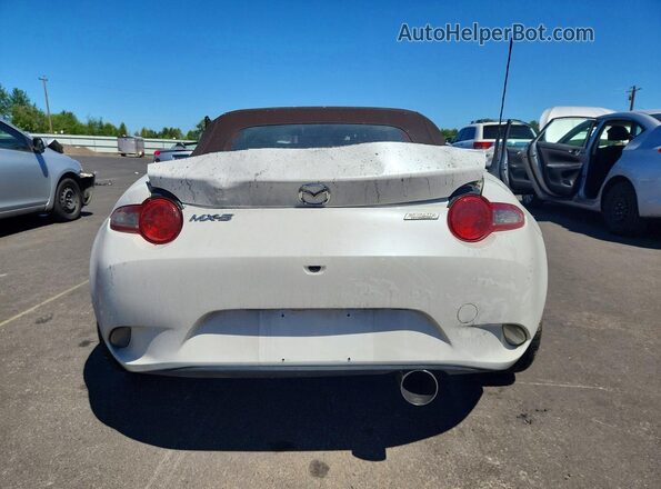 JM1NDAD78K0303683 2019 MAZDA MX-5 White Rear view