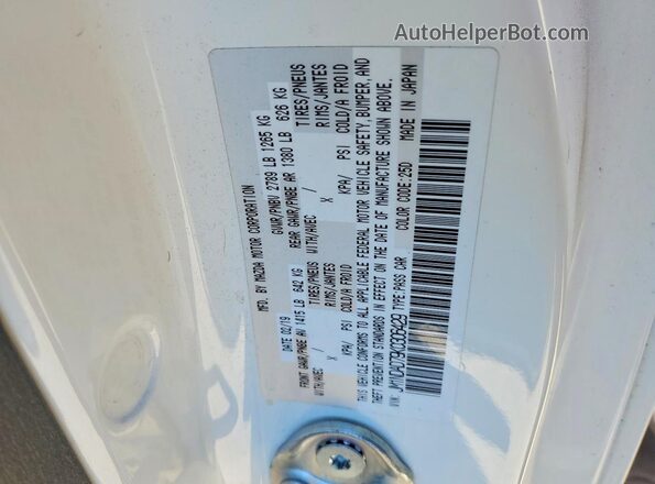 JM1NDAD79K0306429 2019 MAZDA MX-5 White 