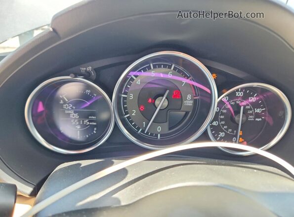 JM1NDAD7XG0102309 2016 MAZDA MX-5 Gray Vista del cuadro de instrumentos