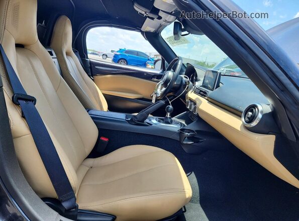 JM1NDAD7XG0102309 2016 MAZDA MX-5 Gray Vista de los asientos traseros