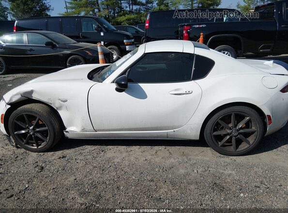 JM1NDAL72H0105045 2017 MAZDA MIATA White Widok wnętrza z tyłu