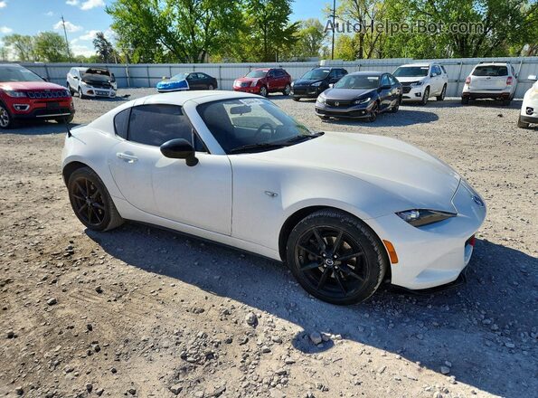 JM1NDAL72K0304202 2019 MAZDA MX-5 White Front right