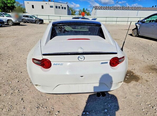 JM1NDAL72K0304202 2019 MAZDA MX-5 White Rear view