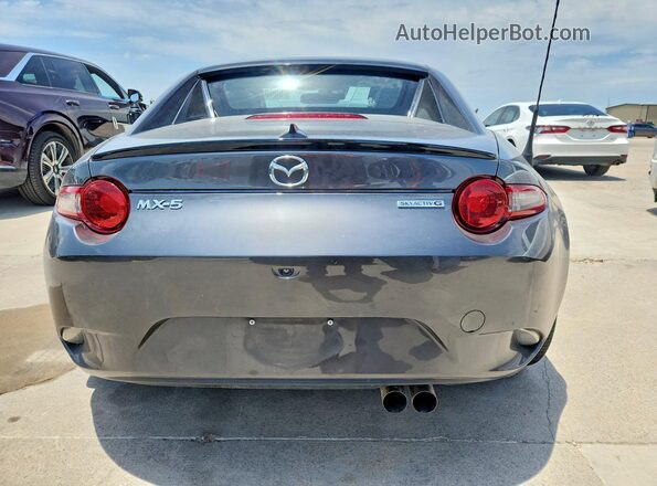 JM1NDAL73M0455598 2021 MAZDA MX-5 Gray Rear view