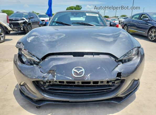 JM1NDAL73M0455598 2021 MAZDA MX-5 Gray Front view