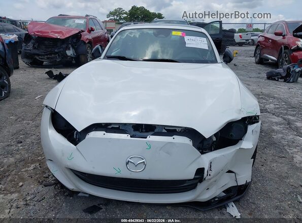 JM1NDAL73R0604356 2024 MAZDA MX-5 MIATA RF White Вид задньої частини салону