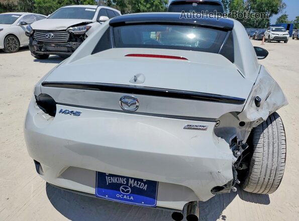 JM1NDAL77H0103842 2017 MAZDA MX-5 Gray Вид ззаду