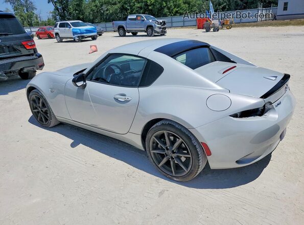 JM1NDAL77H0103842 2017 MAZDA MX-5 Gray Задня ліва чверть
