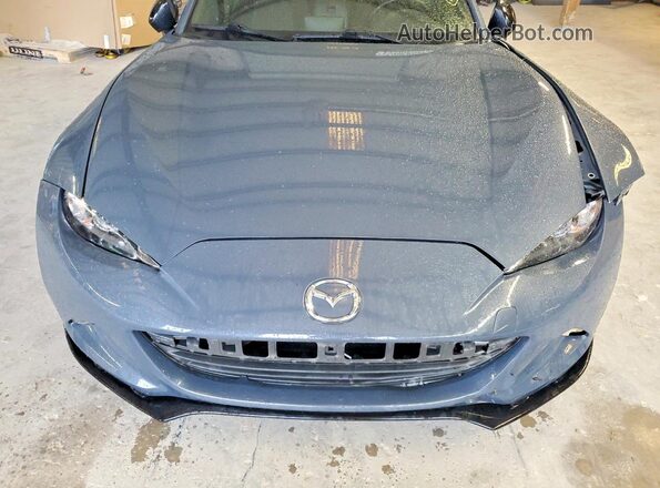JM1NDAL77M0460299 2021 MAZDA MX-5 Gray Engine compartment view