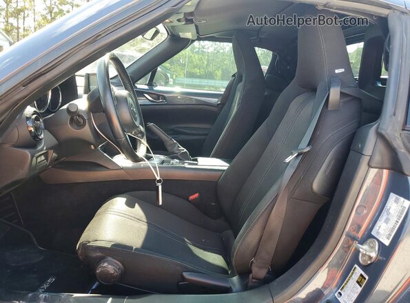 JM1NDAL77M0460299 2021 MAZDA MX-5 Gray Front interior view