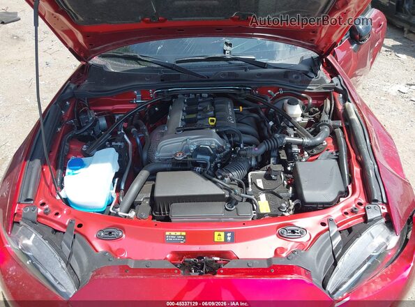 JM1NDAL77S0660001 2025 MAZDA MX-5 MIATA RF Burgundy უკანა ხედი