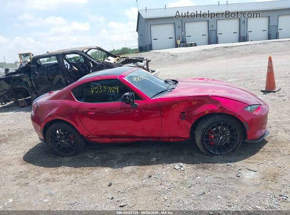 JM1NDAL77S0660001 2025 MAZDA MX-5 MIATA RF Burgundy უკანა სალონის ხედი
