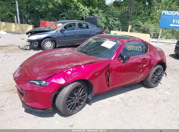 JM1NDAL77S0660001 2025 MAZDA MX-5 MIATA RF Burgundy წინა ხედი