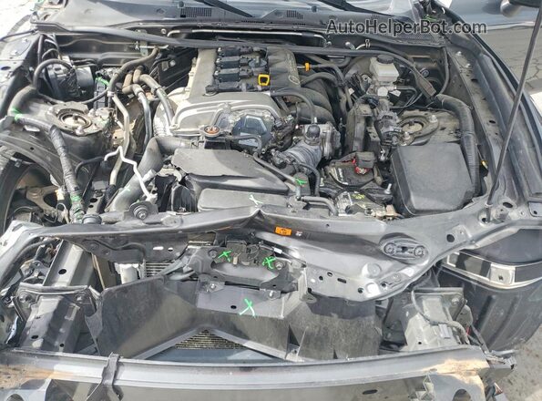 JM1NDAM70K0308733 2019 MAZDA MX-5 Gray Widok wnętrza z tyłu