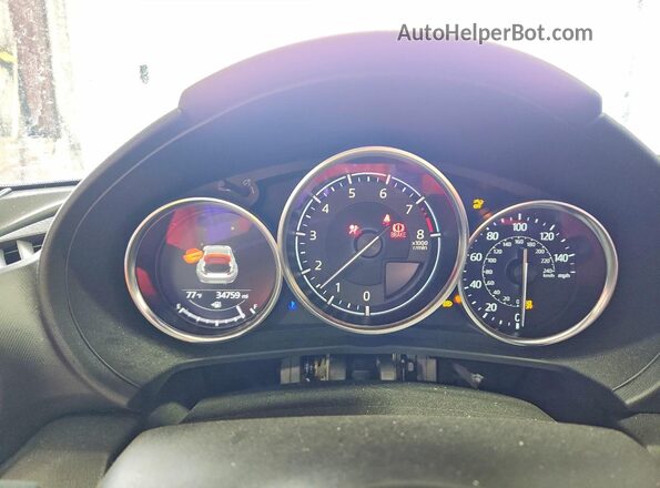 JM1NDAM70L0416853 2020 MAZDA MX-5 Black Instrument cluster view