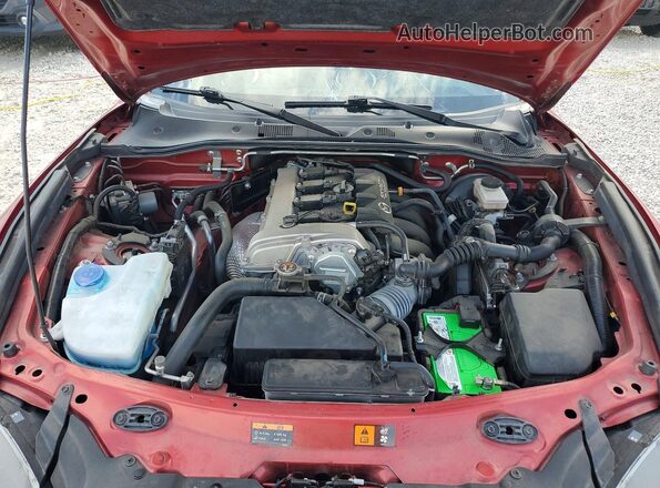 JM1NDAM71J0205240 2018 MAZDA MX-5 Красный Вид задней части салона