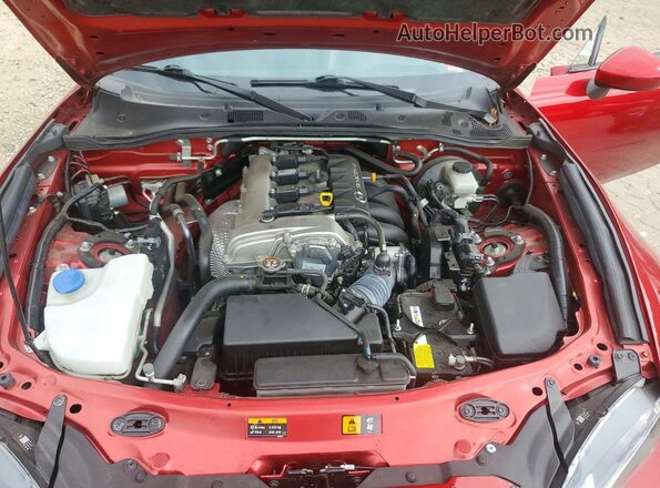 JM1NDAM71L0418370 2020 MAZDA MX-5 Красный Вид задней части салона
