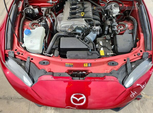 JM1NDAM71N0500781 2022 MAZDA MX-5 Темно-бордовый Вид задней части салона