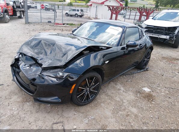 JM1NDAM71S0652801 2025 MAZDA MX-5 MIATA RF Black Передня ліва чверть