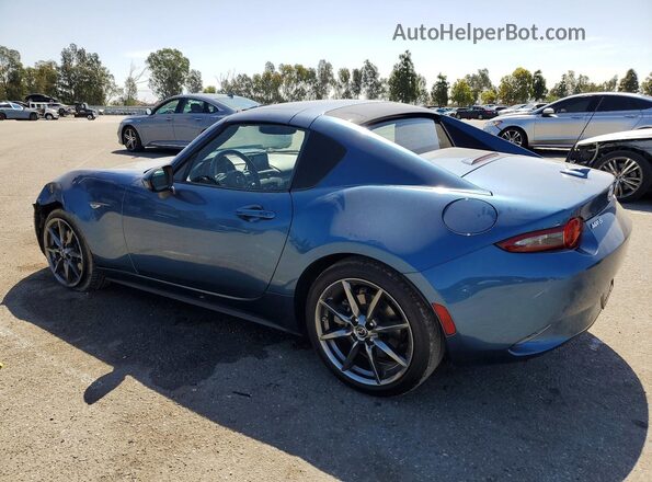 JM1NDAM72J0205747 2018 MAZDA MX-5 Синий Задняя левая четверть