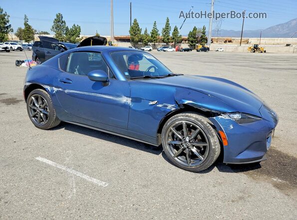 JM1NDAM72J0205747 2018 MAZDA MX-5 Синий Передняя правая четверть