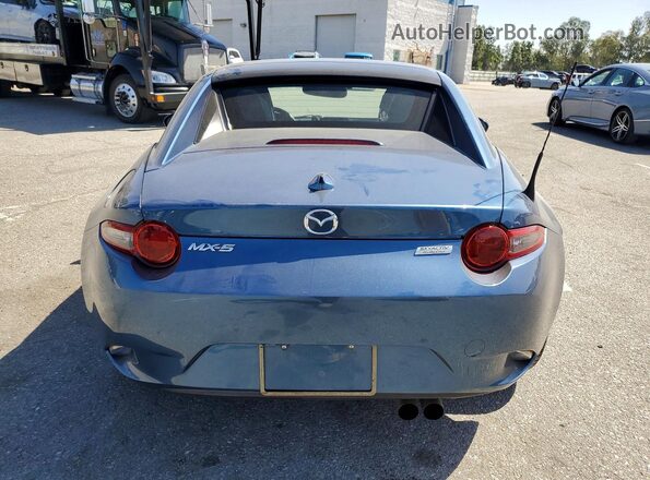 JM1NDAM72J0205747 2018 MAZDA MX-5 Синий Вид сзади