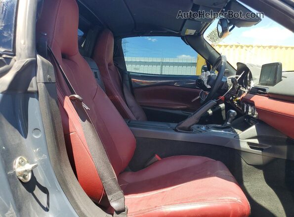 JM1NDAM72L0415817 2020 MAZDA MX-5 Gray Rear seats view