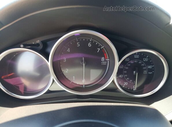 JM1NDAM72R0607988 2024 MAZDA MX-5 Charcoal Instrument cluster view