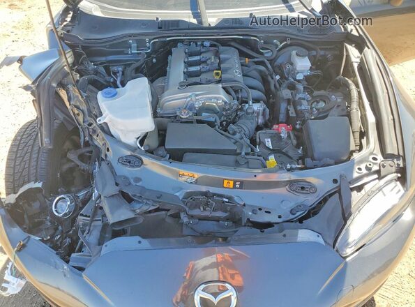 JM1NDAM72R0607988 2024 MAZDA MX-5 Charcoal Rear interior view