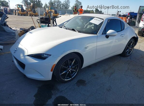 JM1NDAM73H0104906 2017 MAZDA MX-5 MIATA RF White Vista tres cuartos delantera izquierda