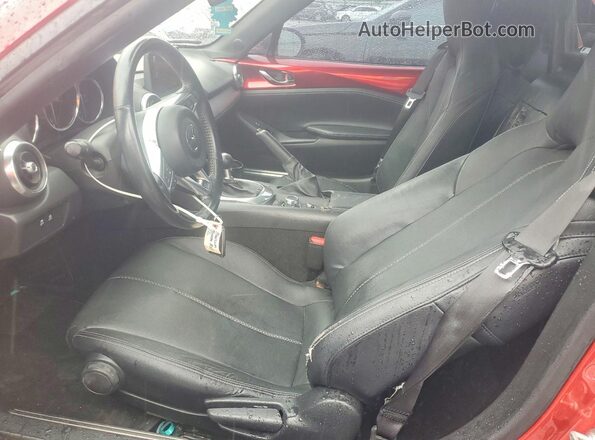 JM1NDAM73L0419293 2020 MAZDA MX-5 Красный Вид салона спереди