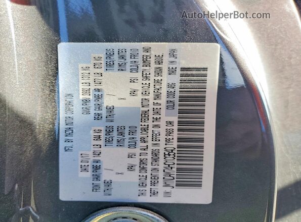 JM1NDAM74H0103540 2017 MAZDA MX-5 Gray Вид наклейки з VIN-кодом