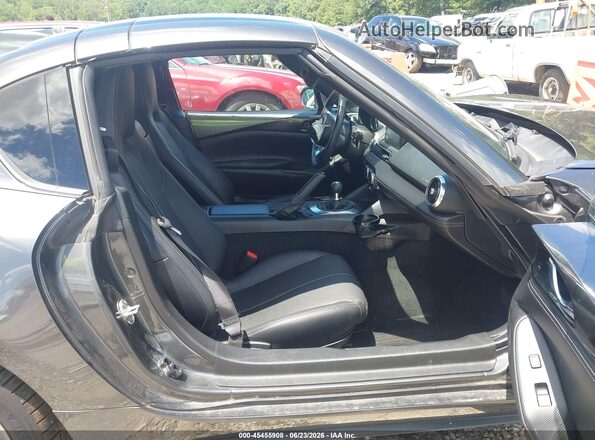 JM1NDAM74M0451123 2021 MAZDA MX-5 MIATA RF Gray Widok wnętrza z przodu