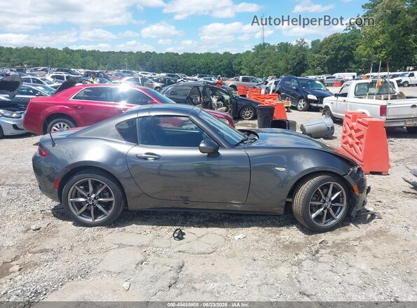 JM1NDAM74M0451123 2021 MAZDA MX-5 MIATA RF Gray Widok wnętrza z tyłu