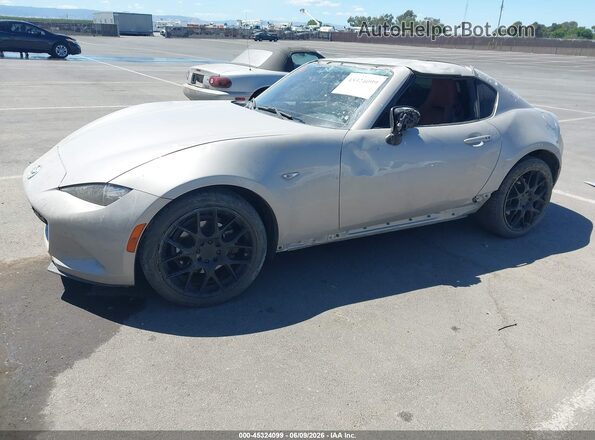 JM1NDAM74P0558015 2023 MAZDA MX-5 MIATA RF Серебряный Передняя левая четверть