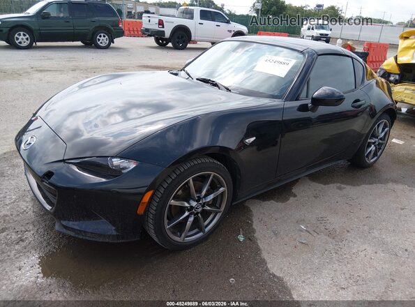 JM1NDAM75M0455911 2021 MAZDA MX-5 MIATA RF Черный Передняя левая четверть