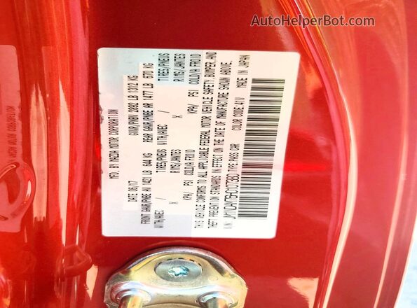 JM1NDAM76H0107380 2017 MAZDA MX-5 Red ძრავის განყოფილების ხედი