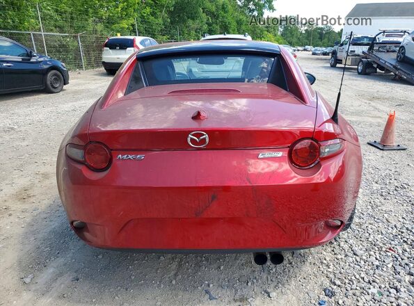 JM1NDAM76H0107380 2017 MAZDA MX-5 Red უკანა ხედი