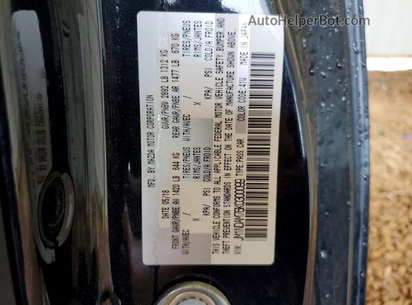 JM1NDAM76K0300099 2019 MAZDA MX-5 Black Widok komory silnika