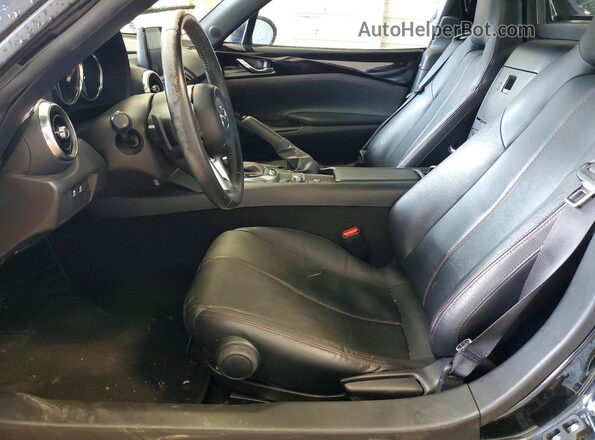 JM1NDAM76K0300099 2019 MAZDA MX-5 Black Widok wnętrza z przodu