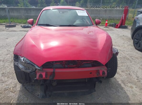 JM1NDAM77H0103323 2017 MAZDA MX-5 MIATA RF Red Rear interior view