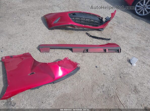 JM1NDAM77H0103323 2017 MAZDA MX-5 MIATA RF Red Instrument cluster view
