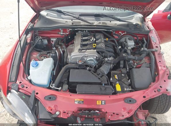 JM1NDAM77H0103323 2017 MAZDA MX-5 MIATA RF Red Rear view