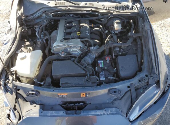 JM1NDAM77H0106836 2017 MAZDA MX-5 Black Widok wnętrza z tyłu