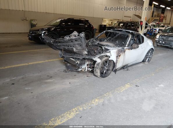 JM1NDAM77H0107260 2017 MAZDA MX-5 MIATA RF Silver Առջևի ձախ երեք քառորդ տեսարան