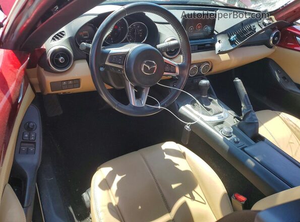 JM1NDAM77K0305716 2019 MAZDA MX-5 Red Առջևի վահանակի տեսք